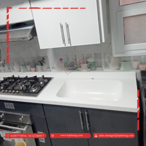 solid surface (Corian) for countertop and kitchen  - kitchen corian - corian - corian sink - counter top corian - corian sink - top line