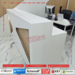 كونترات استقبال - كاونترات مستشفيات - كونترات كوريان - كونتر توب كوريان - counter top corian - توب لاين