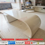 كاونتر استقبال كوريان - كاونتر توب كوريان - counter top corian- - كوريان ابيض - corian kitchen- corian sink - كونتر توب.