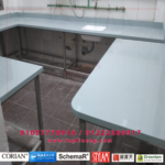 كاونترات كوريان - كاونترات مستشفيات وعيادات -corian - كاونتر توب كوريان - رخام صناعى - كاونترات استقبال -counter top corian. corian kitchen - توب لاين