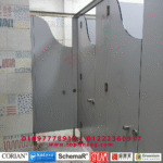 Bathroom doors - bathroom partitions - urinals - lockers - Table disk -High Pressure Laminate (HPL) Compact HPL - top line
